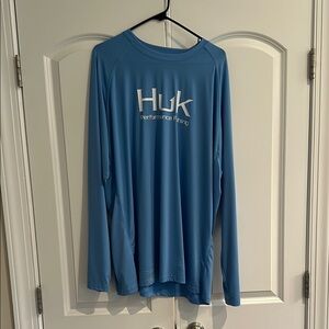 Huk Performance Blue Long Sleeve Shirt XXL
